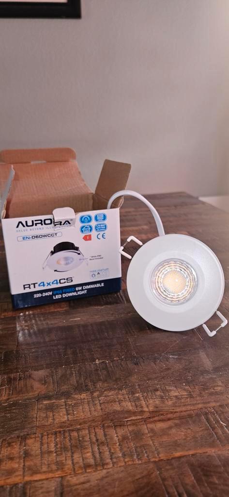 Aurora RT4x4CS LED Inbouwspot - Nieuw, Huis en Inrichting, Lampen | Spots, Nieuw, Plafondspot of Wandspot, Kunststof, Led, Inbouw
