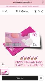 Pink Gellac cadeaubon t.w.v. €50.-, Ophalen of Verzenden, Handen en Nagels