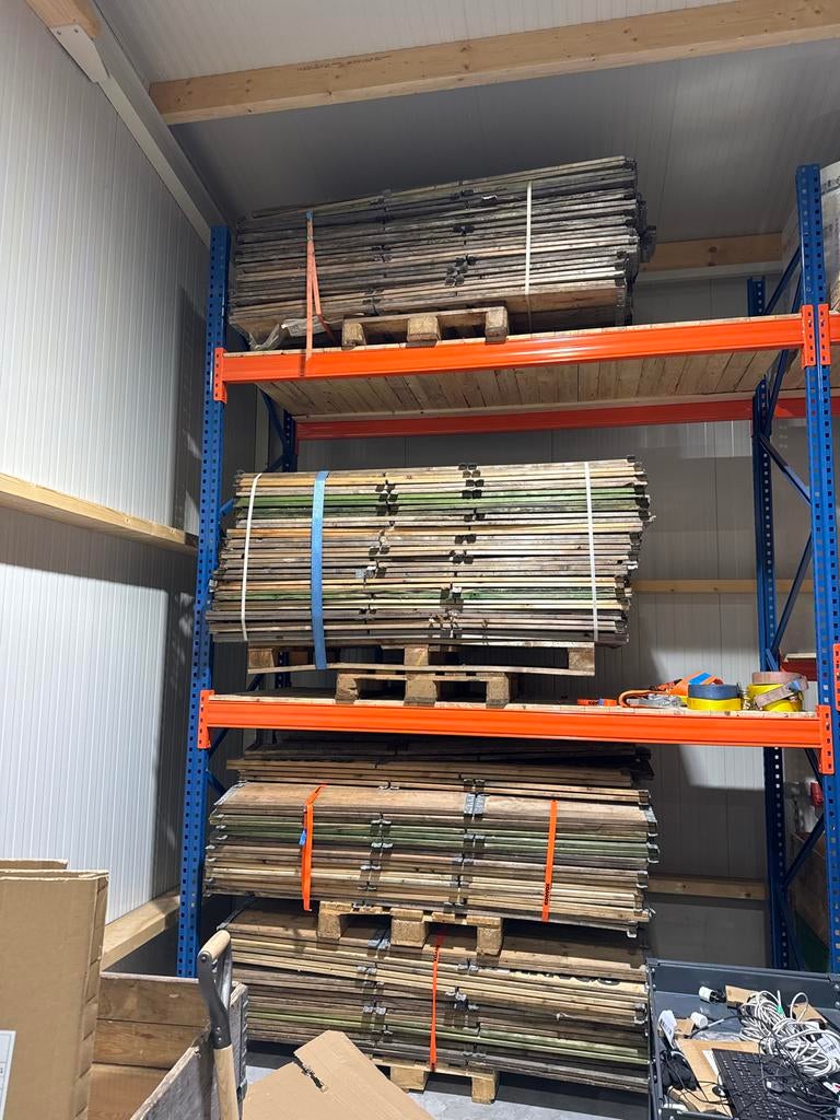 Houten moestuinbakken palletranden opzettanden pallet randen, Ophalen, Zo goed als nieuw, Minder dan 180 cm, Planken