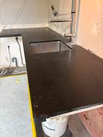 Granieten Aanrechtblad - Zwart. Gratis, Huis en Inrichting, Ophalen, Gebruikt, 100 tot 150 cm, Zwart