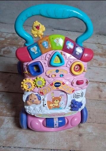 Vtech loopwagen baby wakker speelgoed peuter kleuter lopen beschikbaar voor biedingen