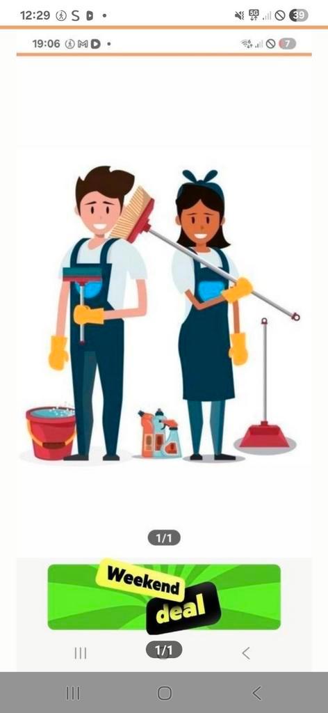 Schoonmaakster aangeboden, Huis en Inrichting, Overige Huis en Inrichting, Ophalen of Verzenden