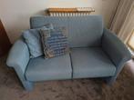 GRATIS AFHALEN - blauwe bank, Huis en Inrichting, Banken | Bankstellen, Ophalen, Gebruikt, Tweepersoons, 75 tot 100 cm