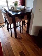 HOGE EET / BARTAFEL MET 4 BARKRUKKEN, Ophalen of Verzenden, Zo goed als nieuw