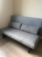 Grijze slaapbank Chicago Beterbed, Huis en Inrichting, Ophalen, Gebruikt, Tweepersoons, 140 cm