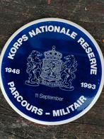 Korps Nationale Reserve 11 Sept parcours militair tegeltje, Ophalen of Verzenden, Landmacht, Nederland, Kunstobject