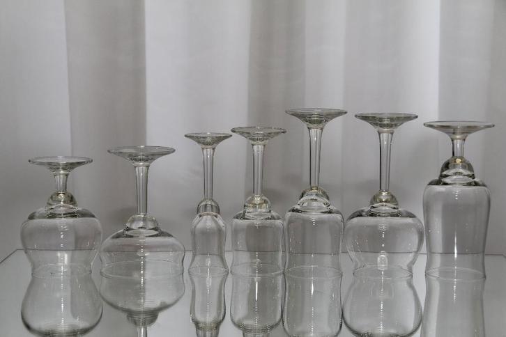 Compleet glasservies Leerdam, Ambassador, Antiek en Kunst, Antiek | Glas en Kristal, Ophalen
