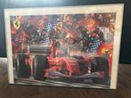 Ferrari Formule 1 Schilderij, 50 tot 75 cm, Ophalen of Verzenden, Zo goed als nieuw, Schilderij