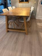 Houten eettafel in hele goede staat! 90x200cm, Ophalen of Verzenden, Zo goed als nieuw, 75 m² of meer, Laminaat