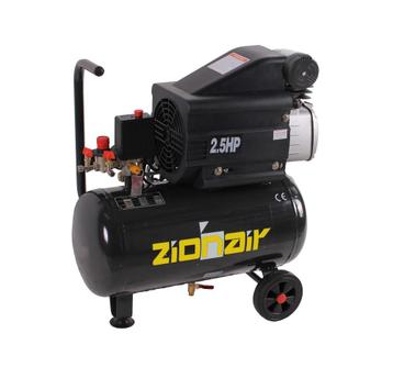 ACTIE: Compressor 24 liter / 2 hp / 2,5 kW - ZioAir beschikbaar voor biedingen