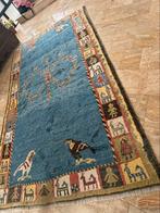 Groot Perzisch Gabbeh handgeknoopt vloerkleed tapijt., Gebruikt, Ophalen of Verzenden