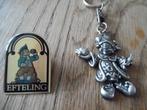 Efteling sleutelhanger en speld, Ophalen of Verzenden, Beeldje of Poppetje