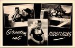 Groeten uit Middelburg - 15 ansichtkaarten jaren 50 60, Verzamelen, Verzenden, 1940 tot 1960, Gelopen, Zeeland
