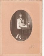 fotp  communie kant   -  op karton  - 18 op 24  cm, Verzenden, Voor 1940, Zo goed als nieuw, Overige onderwerpen