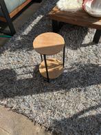 Bijzettafel / Plantentafel - 2 laags, Huis en Inrichting, 45 tot 60 cm, Minder dan 55 cm, Gebruikt, Rond
