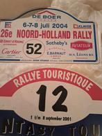 Rally borden en kentekenplaten leuk voor mancave, Auto diversen, Overige Auto diversen, Ophalen of Verzenden