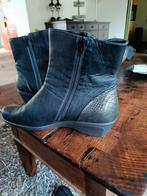 Durea Leren Enkellaarsjes  8.5 - wijdte K Nieuwstaat, Durea, Zwart, Lage of Enkellaarzen, Nieuw