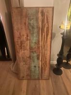 Bartafel massief gerecycled hout, Ophalen, Gebruikt