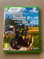 Farming Simulator 22 - platinum edition - Xbox Series X, Spelcomputers en Games, Verzenden, Zo goed als nieuw