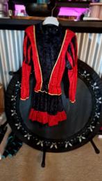 Pietenjurkje KIND Rood/Zwart met Petticoat/| Maat 152, Ophalen, Meisje, Zo goed als nieuw, Jurk of Rok
