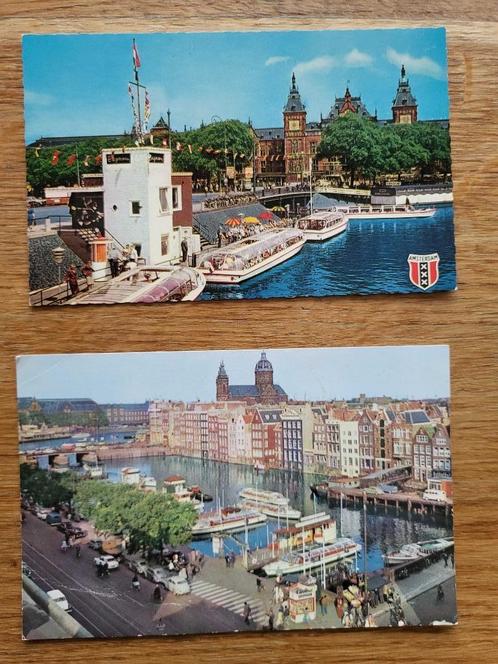 ansicht Rederij PLAS Amsterdam boottocht grachten Kooij (2x), Verzamelen, Ansichtkaarten | Nederland, Gelopen, Noord-Holland, 1960 tot 1980