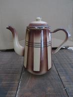 bruine emaille koffiepot, Ophalen of Verzenden