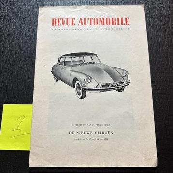 CITROËN DS19 Revue Automobile - 1956  (#2) beschikbaar voor biedingen