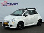 Fiat 500 C 1.2 Lounge AllSeason | Facelift | Airco | Parkeer, Gebruikt, 4 cilinders, Cabriolet, Leder en Stof