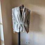 ZGAN Sandwich (L )kort licht grijs (tie dye) tricot vestje, Kleding | Dames, Truien en Vesten, Maat 42/44 (L), Ophalen of Verzenden