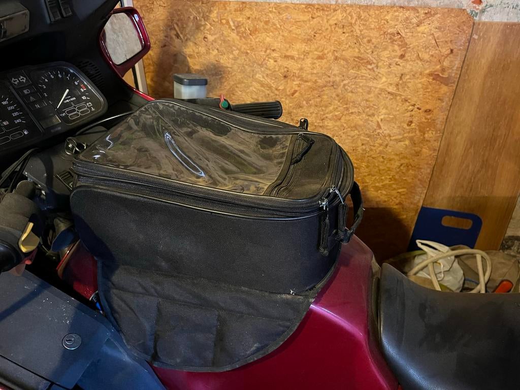 Tanktas voor motor - Gebruikt, Motoren, Accessoires | Koffers en Tassen, Ophalen of Verzenden, Gebruikt