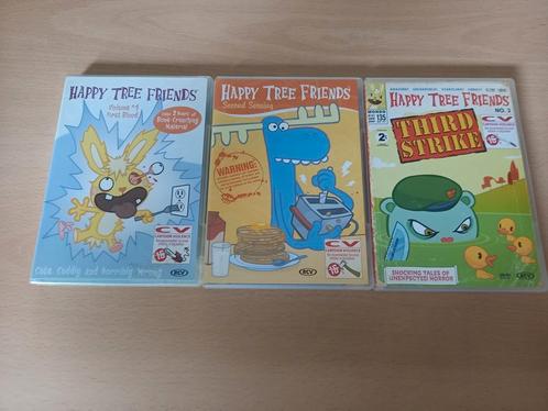 Happy Tree Friends volume 1, 2 & 3. Geen NL Subs., Cd's en Dvd's, Dvd's | Tekenfilms en Animatie, Zo goed als nieuw, Amerikaans