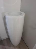 Witte vaas van House Off Mayflower, Ophalen, Overige materialen, 40 cm of meer, Rond