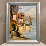 Olieverf schilderij van J de Jong, Antiek en Kunst, Kunst | Schilderijen | Klassiek, Ophalen of Verzenden