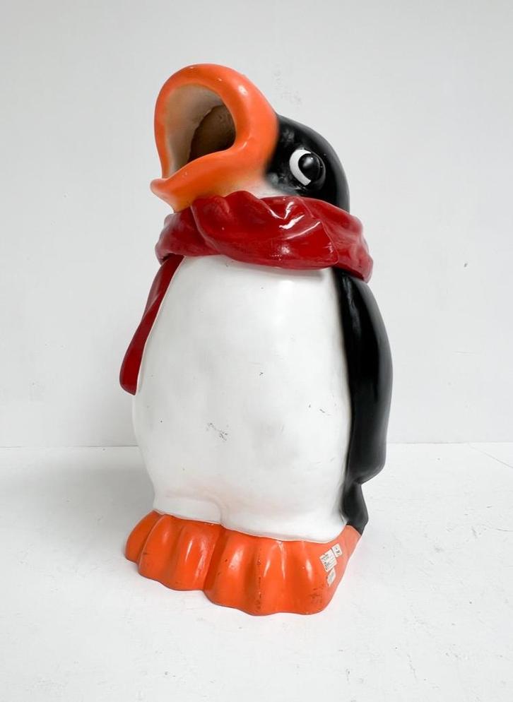 Prototype afvalbak in de vorm van een pinguïn, 1980’s, Huis en Inrichting, Woonaccessoires | Prullenbakken, Gebruikt, Overige materialen