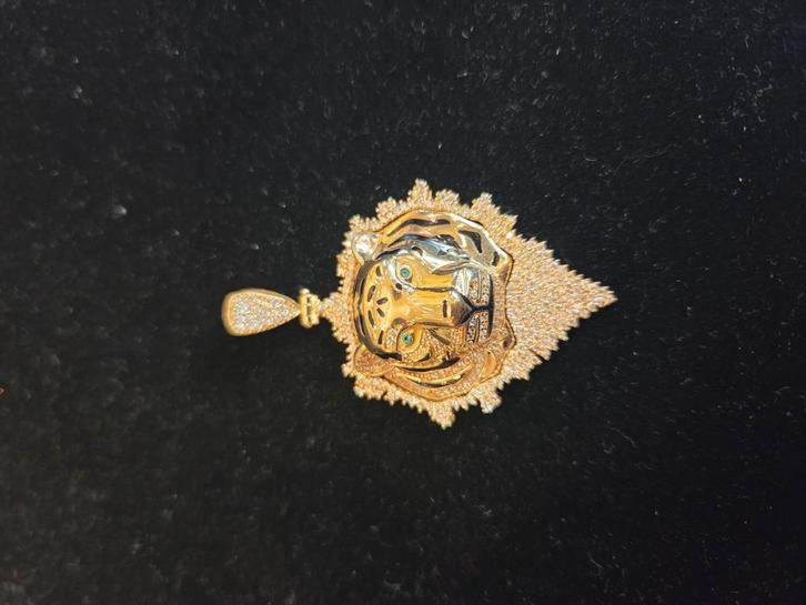 14 k gouden leeuwenhoofd hanger 15,9 gram, Sieraden, Tassen en Uiterlijk, Kettinghangers, Nieuw, Goud, Goud, Ophalen of Verzenden