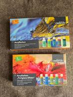 Acryl verf - Crelando - Parelmoer effect en basis set, Ophalen of Verzenden, Nieuw, Acrylverf