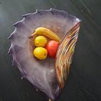 Murano stijl schaal – sculpturale vintage glass art, Ophalen of Verzenden