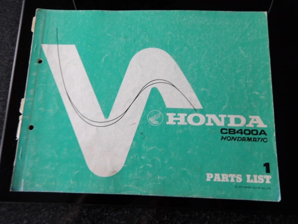 Origineel Werkplaatshandboek Honda CB400A Hondamatic, Verzenden, Honda
