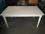Witte Ikea uitschuibare tafel, Huis en Inrichting, Gebruikt