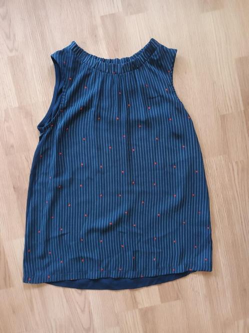 Top hempje Holly & and whyte by lindex maat S donkerblauw, Kleding | Dames, Tops, Gedragen, Maat 36 (S), Blauw, Zonder mouw, Ophalen of Verzenden