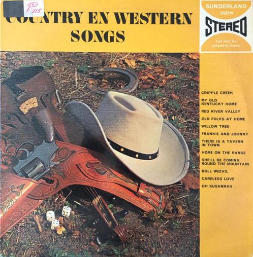 LP - Unknown Artist ‎– Country En Western Songs, Cd's en Dvd's, Vinyl | Country en Western, Gebruikt, 12 inch, Ophalen of Verzenden