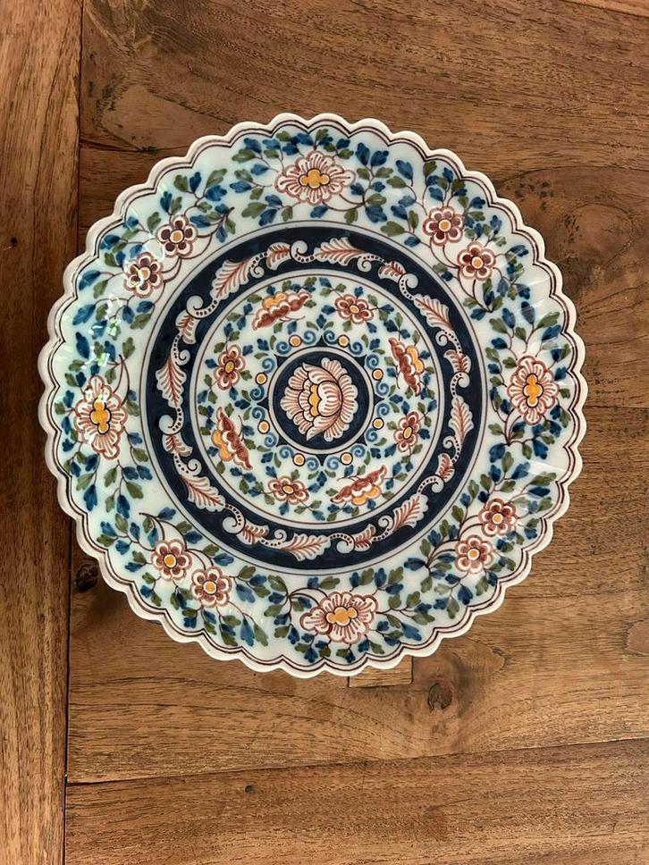 Antieke Makkum Schaal - B1 24, Antiek en Kunst, Antiek | Porselein, Ophalen of Verzenden