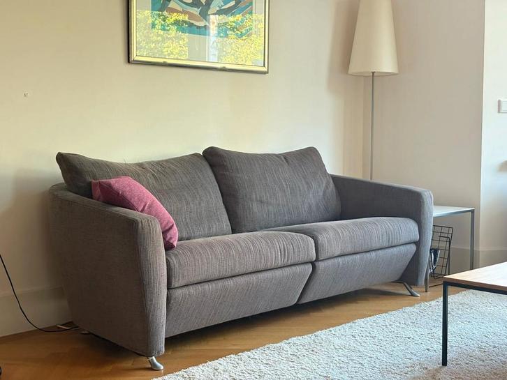 Grijze bank - FSM de Sede - 205cm, Huis en Inrichting, Banken | Bankstellen, Gebruikt, 200 tot 250 cm, 75 tot 100 cm, Ophalen