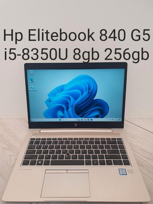 Hp Elitebook 840 G5 i5-8350U 8gb 256gb SSD 14'', Computers en Software, Windows Laptops, Zo goed als nieuw, 14 inch, SSD, 3 tot 4 Ghz