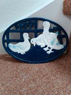 Gietijzeren onderzetter ovaal, Ophalen of Verzenden