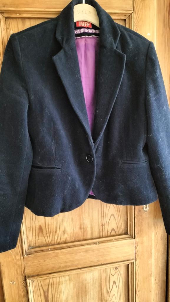 Tuff Dames Blazer Wol/Angora - Weinig Gedragen, Kleding | Dames, Jasjes, Kostuums en Pakken, Zo goed als nieuw, Jasje, Maat 42/44 (L)