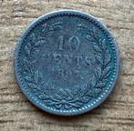 10 cent 1897 Wilhelmina (1), Postzegels en Munten, Munten | Nederland, Ophalen, Zilver, 10 cent, Koningin Wilhelmina