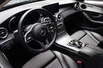 Mercedes-Benz C-Klasse 180 Navi Leer Camera Schuif-kanteldak, Leder en Stof, Zwart, Bedrijf, Lichtsensor