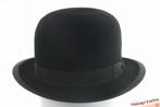 Antieke bolhoed Compagnie Anglaise Aeroleger zwart vilt 57, Antiek en Kunst, Ophalen of Verzenden, Heren, Compagnie Anglaise