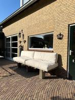Lounge tuin bank, Tuin en Terras, Tuinsets en Loungesets, Ophalen, 5 zitplaatsen, Hardhout, Zo goed als nieuw